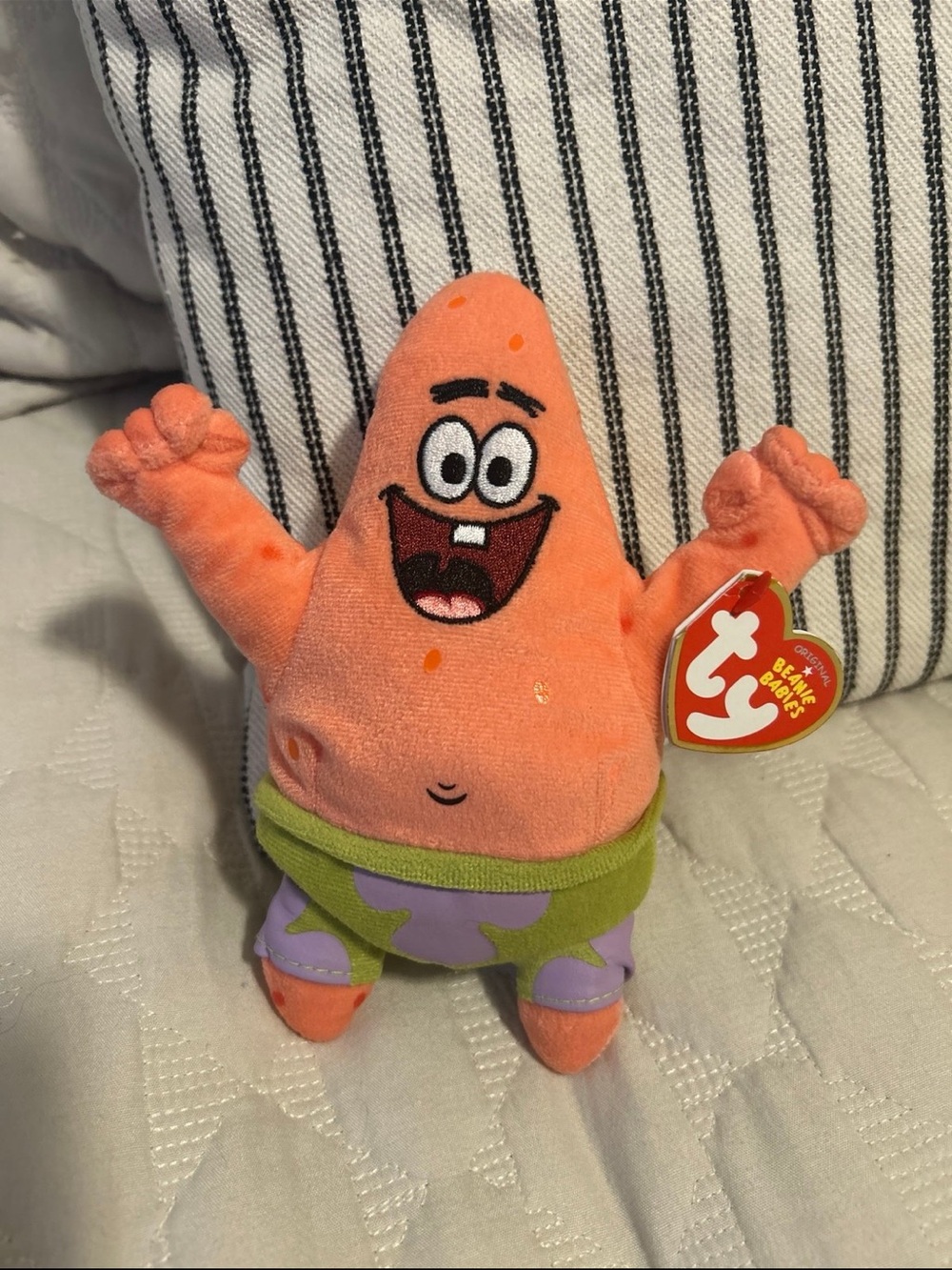TY Patrick Beanie from SpongeBob SquarePants -Brand new